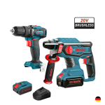 Rotomartillo Brushless RONIX 8910K 20V 4.Ah + Taladro Atornillador Brushless RONIX 8900 20V