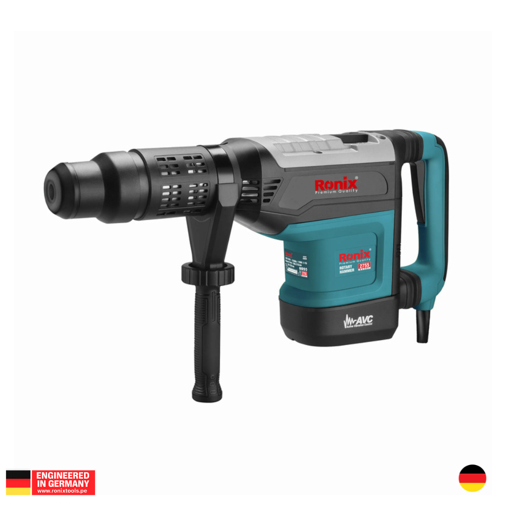 Rotomartillo 1700 W Ronix 2755 Rotomartillo 1700W 12KG SDS MAX RONIX 2755 INDUSTRIAL - Imagen 1